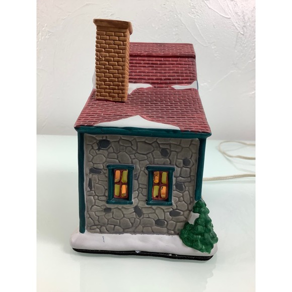 Vintage Trim A Home Blacksmith Finley Forge lighted Village EUC - Picture 6 of 12